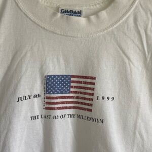 VINTAGE 4th of July 1999 Millennium Shirt - XL